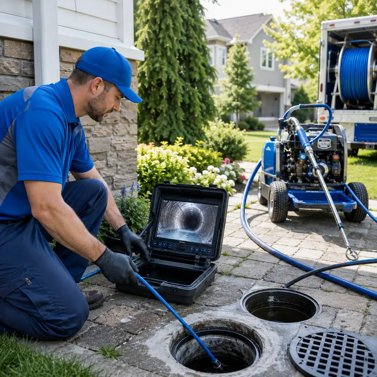 Outdoor drain cleaning professionals serving Hawthorn, PA